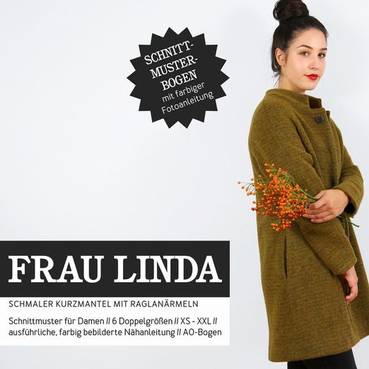 Mantel - FRAU LINDA - Papierschnittmuster
