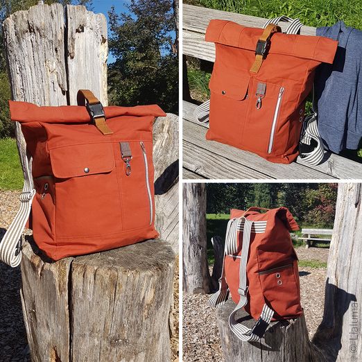 Rolltop-Rucksack - Frädi - Schnittmuster eBook