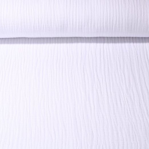 Musselin Konstantin - Triple Layer Weiß