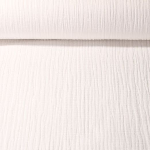 Mousseline Konstantin - Triple gaze Blanc cassé