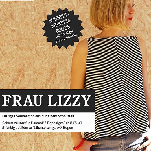 Damentop - FRAU LIZZY - Papierschnittmuster Damentop - FRAU LIZZY - Papierschnittmuster