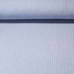 Mousseline Konstantin - Triple gaze Bleu clair