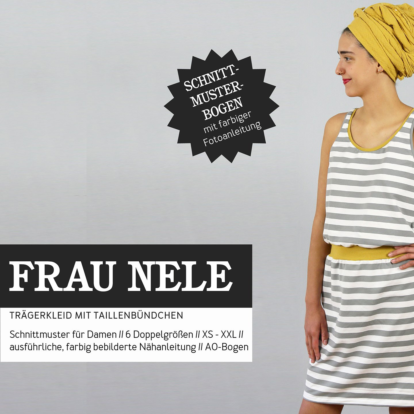 Trägerkleid - FRAU NELE - Papierschnittmuster-0 Trägerkleid - FRAU NELE - Papierschnittmuster-0