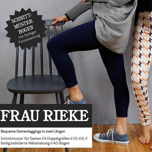 Leggings - FRAU RIEKE - Papierschnittmuster Leggings - FRAU RIEKE - Papierschnittmuster