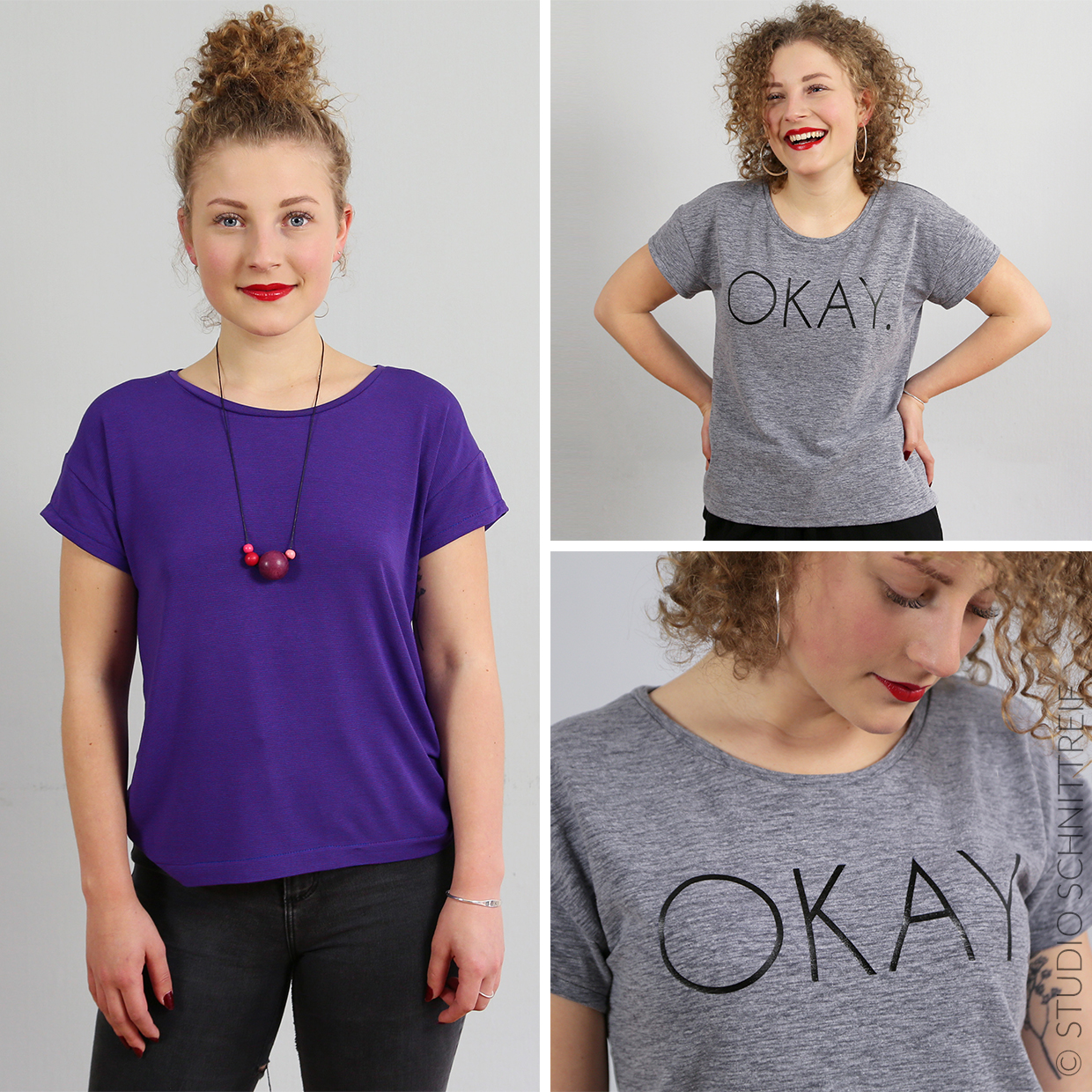 Basicshirt - FRAU TINA - Schnittmuster eBook-0 Basicshirt - FRAU TINA - Schnittmuster eBook-0