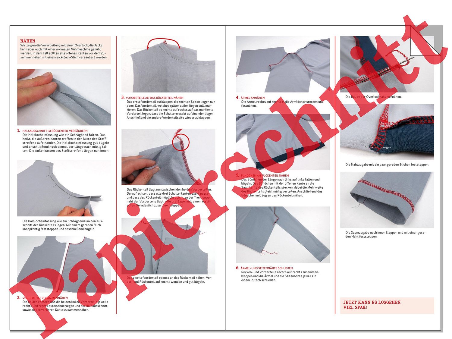 Jacke - FRAU TOMMA - Papierschnittmuster-2 Jacke - FRAU TOMMA - Papierschnittmuster-2
