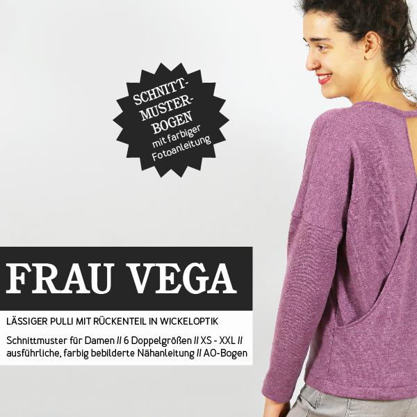 Pulli mit Wickeloptik - FRAU VEGA - Papierschnittmuster-0 Pulli mit Wickeloptik - FRAU VEGA - Papierschnittmuster-0
