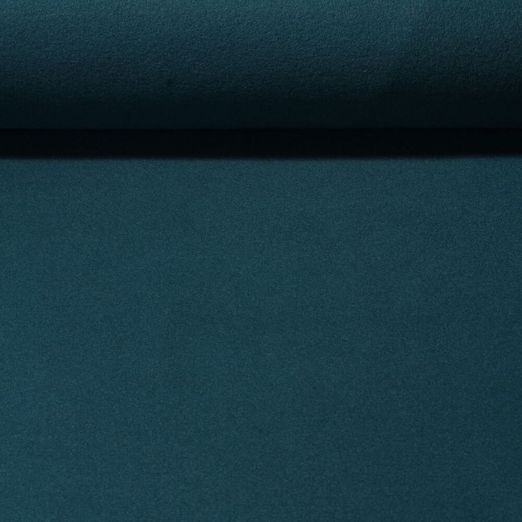 Tissu de manteau Claudia - Softcoat Bleu pétrole