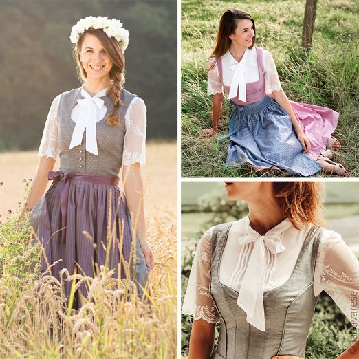 Dirndlbluse - ELEGANTE - Schnittmuster eBook