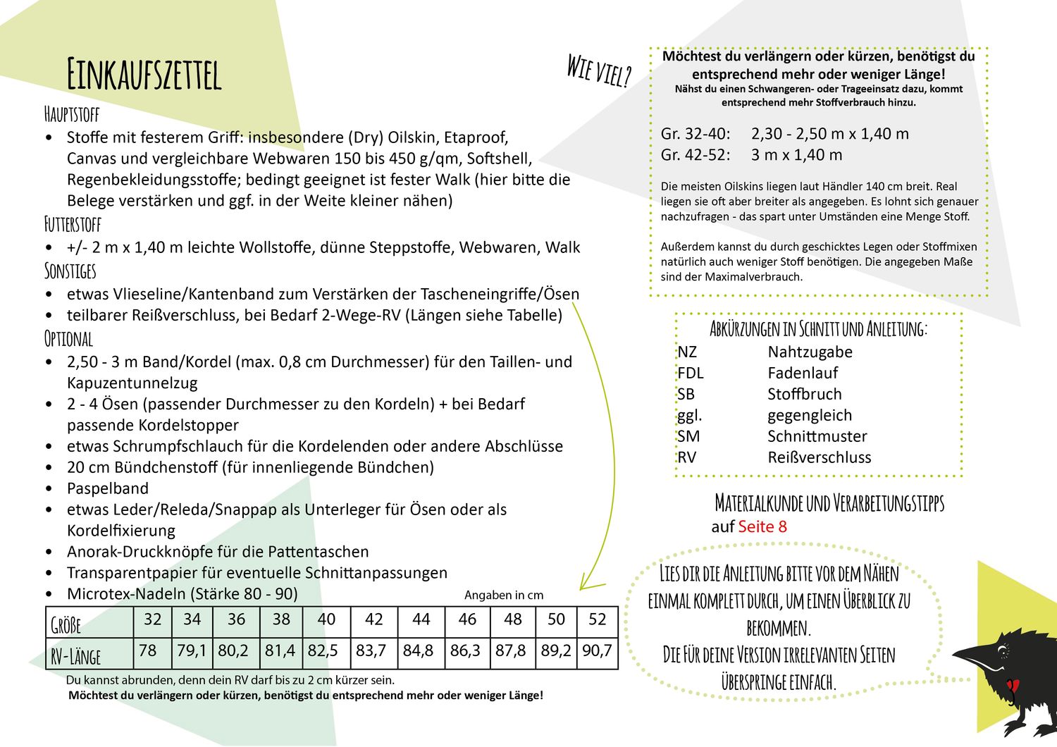 Regen-und Übergangsmantel - Dunnerkiel - Schnittmuster eBook-1 Regen-und Übergangsmantel - Dunnerkiel - Schnittmuster eBook-1