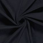 Stretch badstof - effen donkerblauw