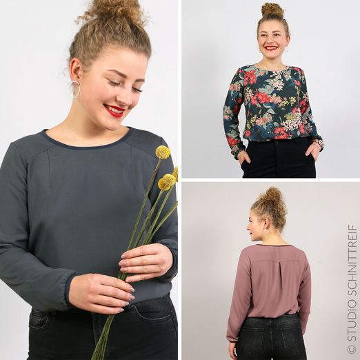 Bluse - FRAU DANA - Schnittmuster eBook Bluse - FRAU DANA - Schnittmuster eBook