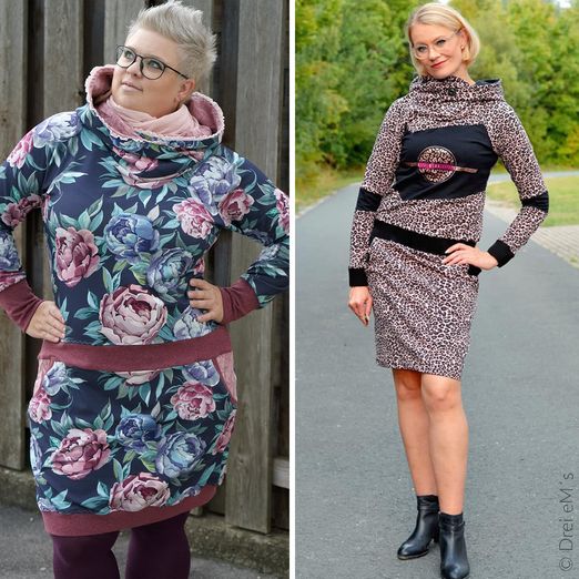 Hoodie / Hoodiekleid - JULIETA - Schnittmuster eBook