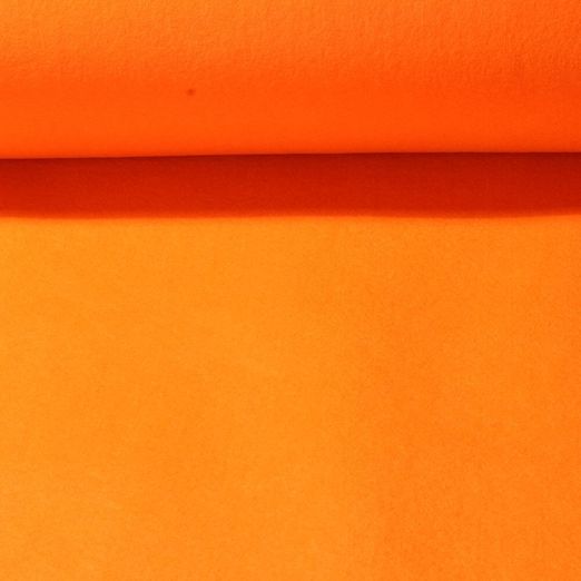 Stickfilz Kim 1,5mm waschbar - Uni Neon Orange