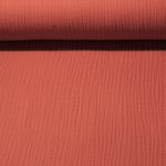 Mousseline Konstantin - Triple gaze Marron rouille