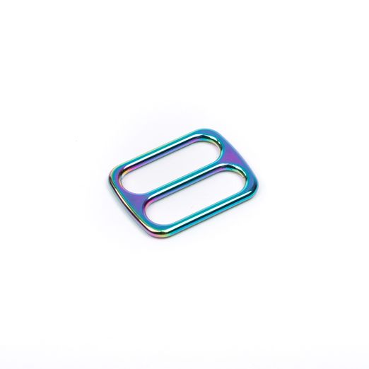 Maxi boucle coulissante 25mm arc-en-ciel Maxi boucle coulissante 25mm arc-en-ciel