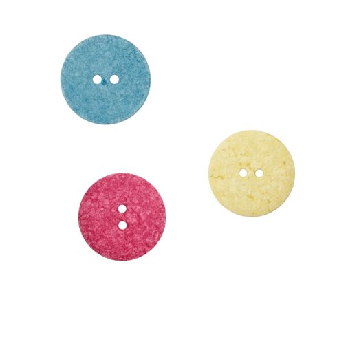 Bouton coton/polyester Recyclé-18mm Bouton coton/polyester Recyclé-18mm