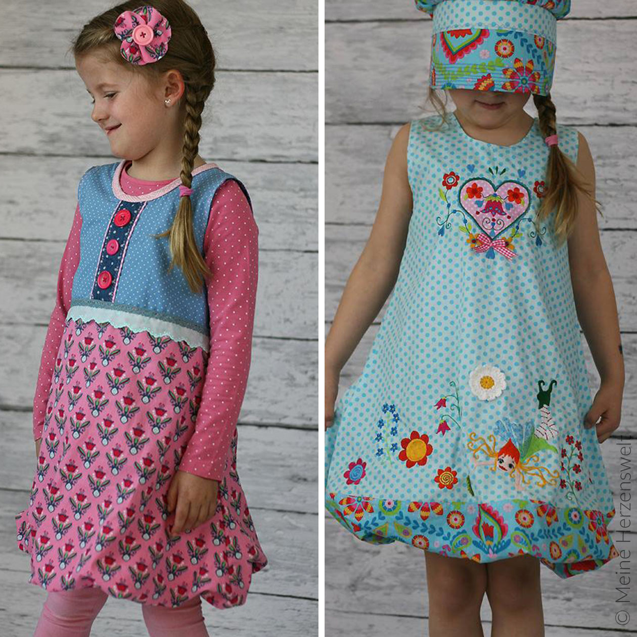 Ballonkleid - Neela Kids - Schnittmuster eBook-0 Ballonkleid - Neela Kids - Schnittmuster eBook-0