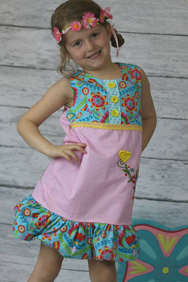 Ballonkleid - Neela Kids - Schnittmuster eBook-4 Ballonkleid - Neela Kids - Schnittmuster eBook-4