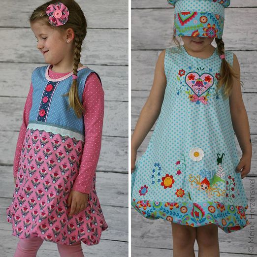 Ballonkleid - Neela Kids - Schnittmuster eBook Ballonkleid - Neela Kids - Schnittmuster eBook