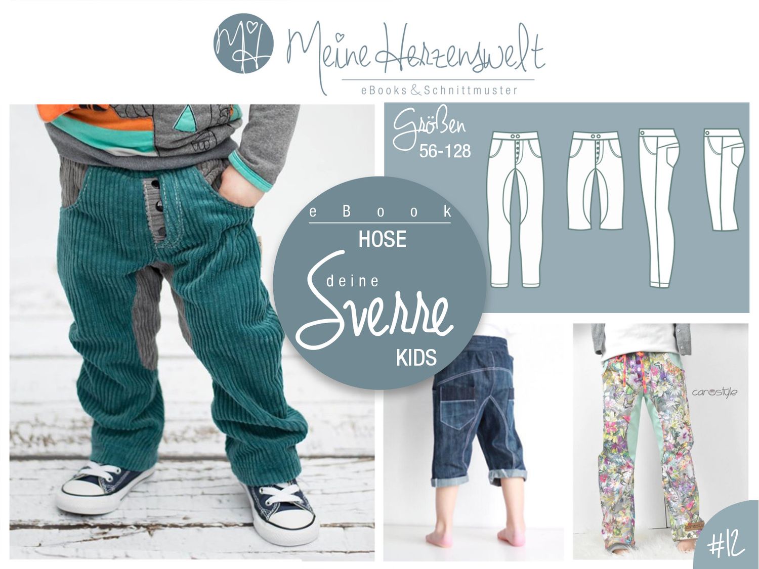 Hose - Sverre Kids - Schnittmuster eBook-1 Hose - Sverre Kids - Schnittmuster eBook-1