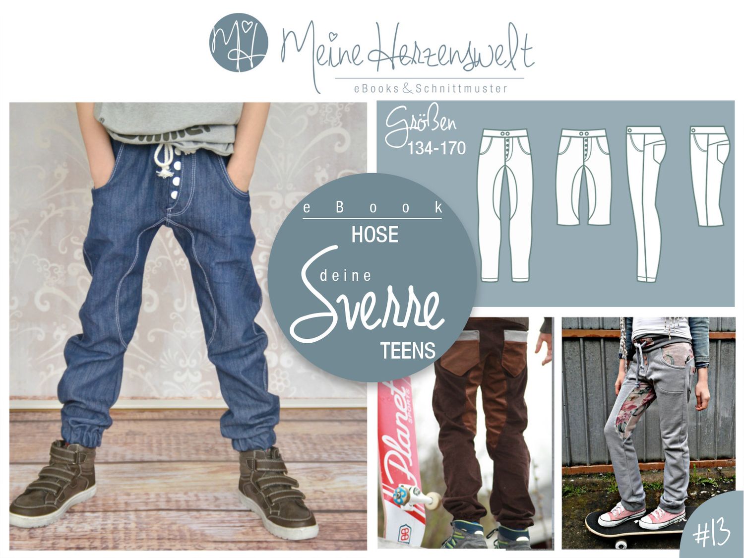 Hose - Sverre Teens - Schnittmuster eBook-1 Hose - Sverre Teens - Schnittmuster eBook-1