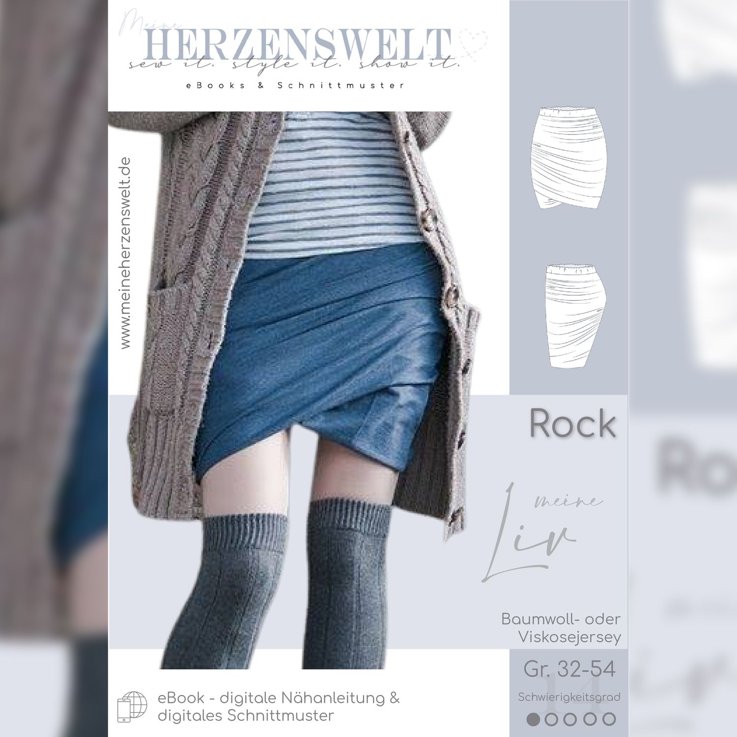 Rock - Liv - Schnittmuster eBook-1 Rock - Liv - Schnittmuster eBook-1