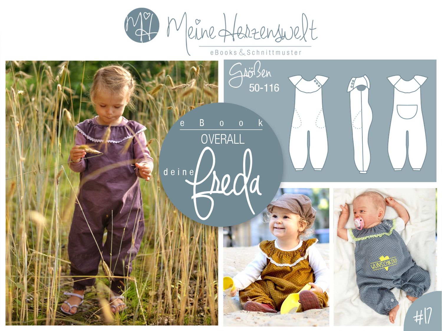 Overall - Freda Kids - Schnittmuster eBook-1 Overall - Freda Kids - Schnittmuster eBook-1