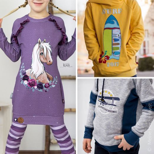 Hoodie - Vanja Kids - Schnittmuster eBook