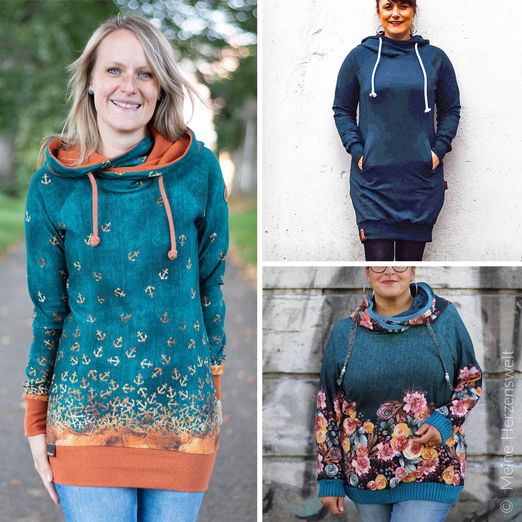 Hoodie - Vanja - Schnittmuster eBook
