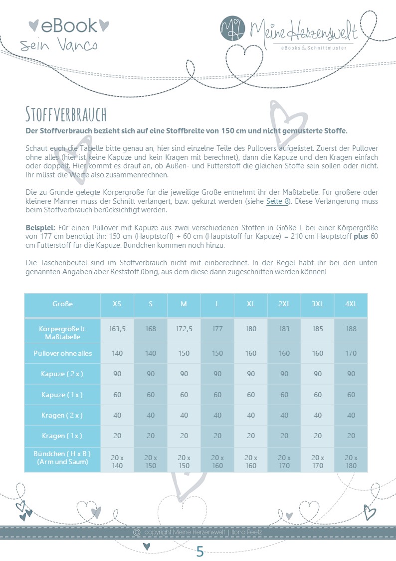 Hoodie - Vanco Herren - Schnittmuster eBook-3 Hoodie - Vanco Herren - Schnittmuster eBook-3