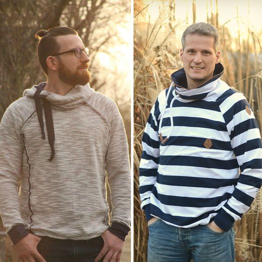 Hoodie - Vanco Herren - Schnittmuster eBook Hoodie - Vanco Herren - Schnittmuster eBook