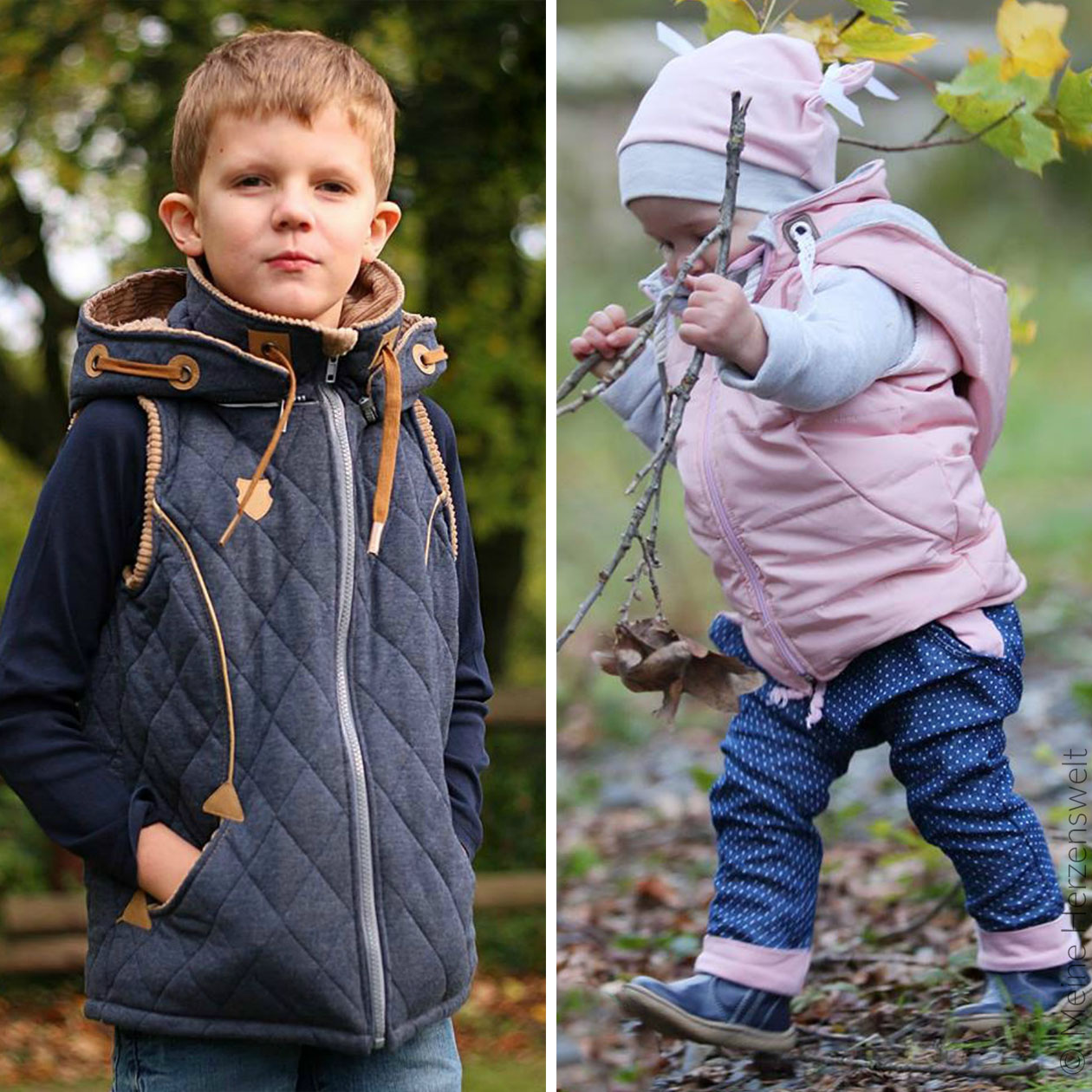 Steppweste/Jacke - Nuka Kids - Schnittmuster eBook-0 Steppweste/Jacke - Nuka Kids - Schnittmuster eBook-0