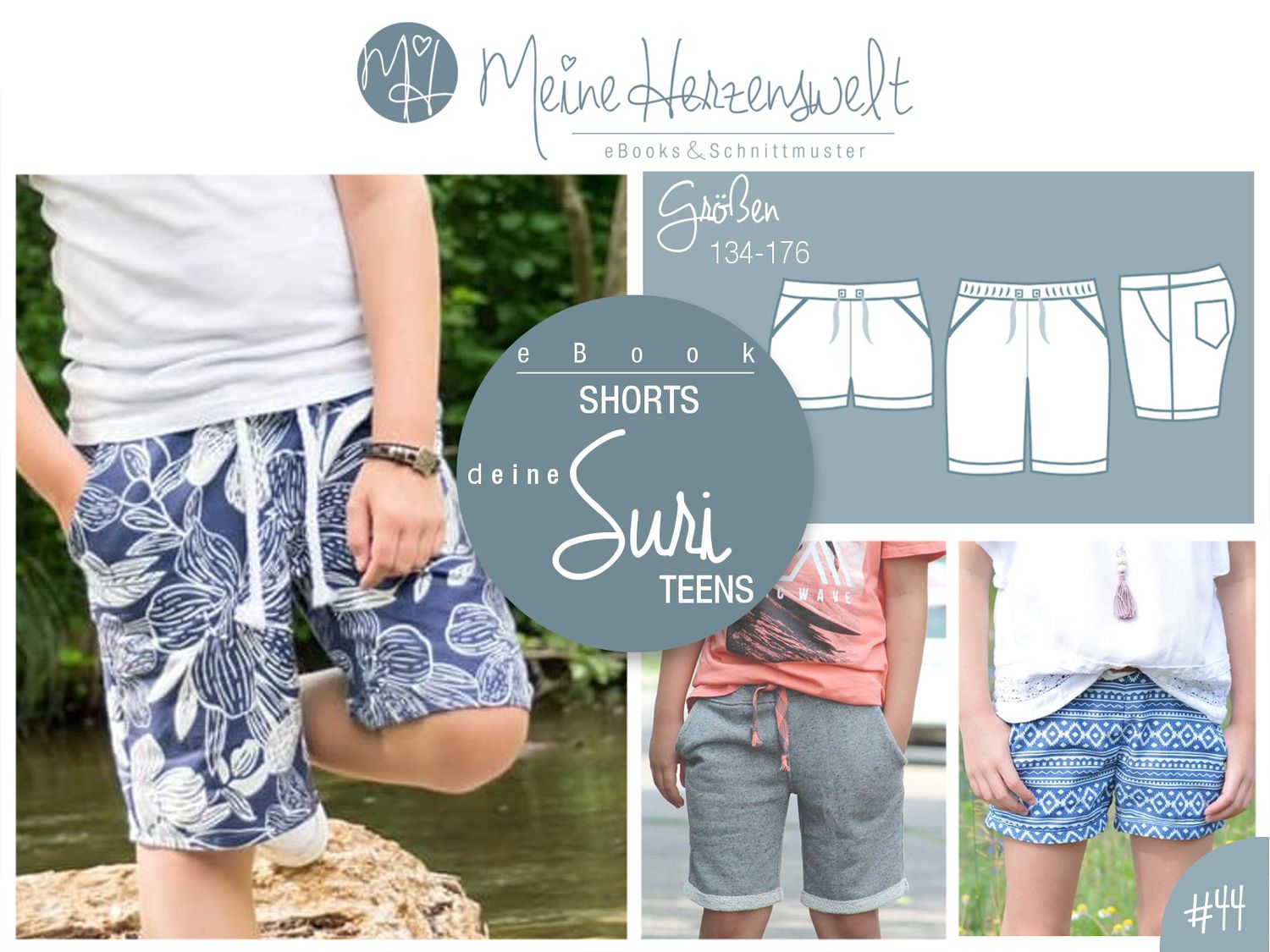 Shorts - Suri Teens - Schnittmuster eBook-1 Shorts - Suri Teens - Schnittmuster eBook-1