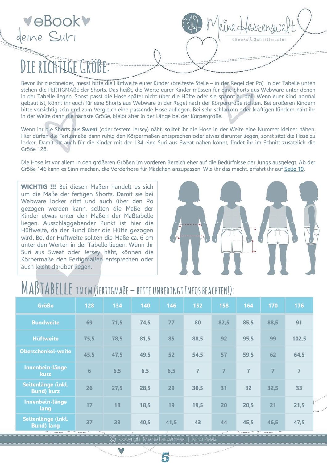 Shorts - Suri Teens - Schnittmuster eBook-2 Shorts - Suri Teens - Schnittmuster eBook-2