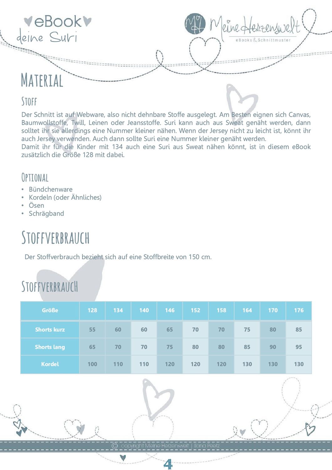 Shorts - Suri Teens - Schnittmuster eBook-3 Shorts - Suri Teens - Schnittmuster eBook-3
