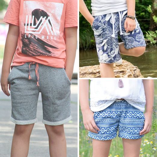 Shorts - Suri Teens - Schnittmuster eBook Shorts - Suri Teens - Schnittmuster eBook