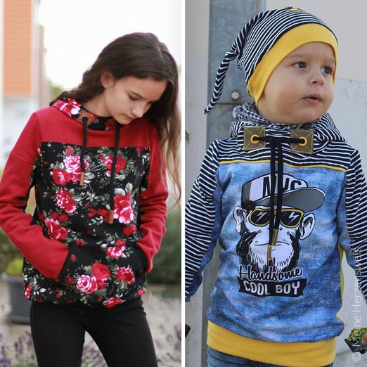 Sweatjacke - Paco Kids - Schnittmuster eBook