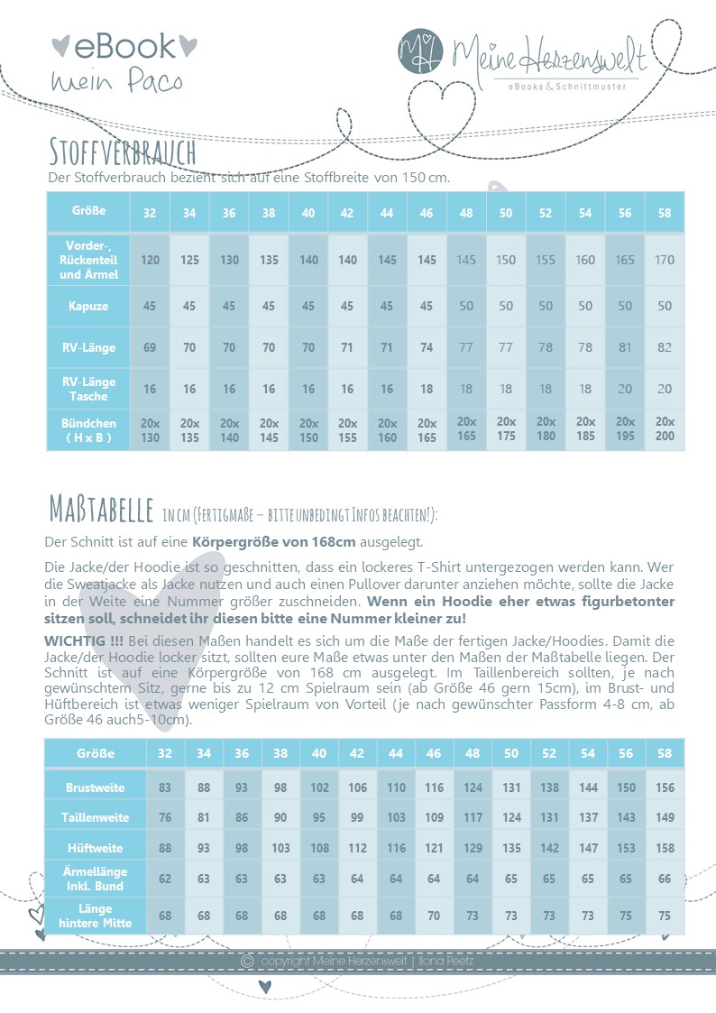 Sweatjacke - Paco Damen - Schnittmuster eBook-2 Sweatjacke - Paco Damen - Schnittmuster eBook-2
