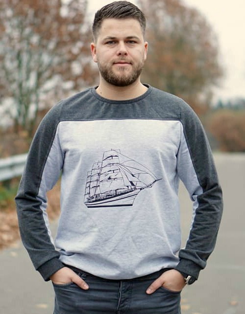 Sweatjacke - Paco Herren - Schnittmuster eBook-4 Sweatjacke - Paco Herren - Schnittmuster eBook-4