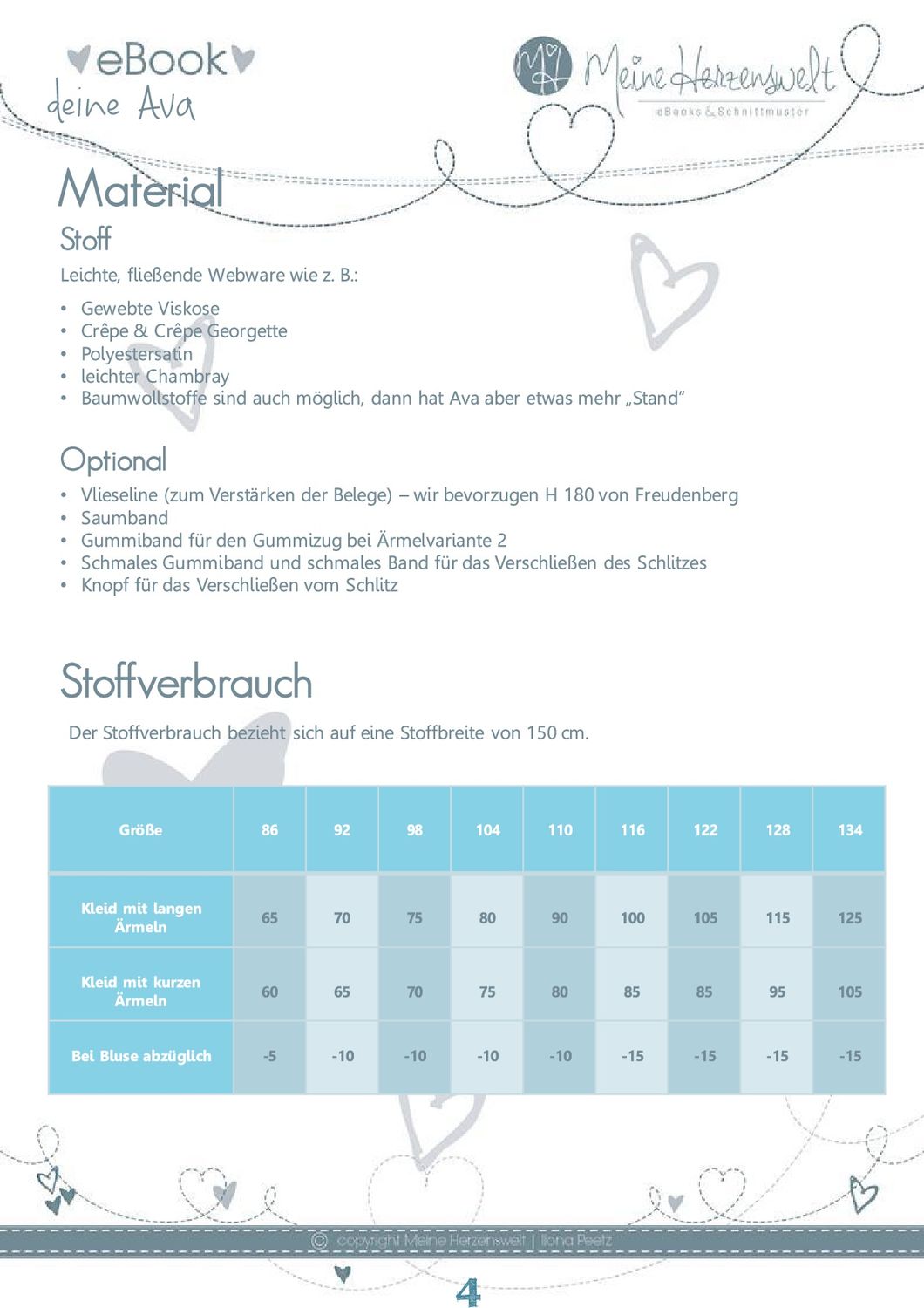 Kleid - Ava Kids - Schnittmuster eBook-3 Kleid - Ava Kids - Schnittmuster eBook-3