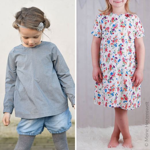 Kleid - Ava Kids - Schnittmuster eBook Kleid - Ava Kids - Schnittmuster eBook