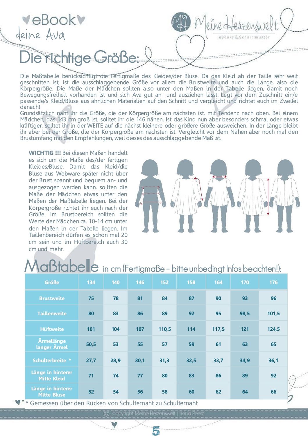 Kleid - Ava Teens - Schnittmuster eBook-2 Kleid - Ava Teens - Schnittmuster eBook-2