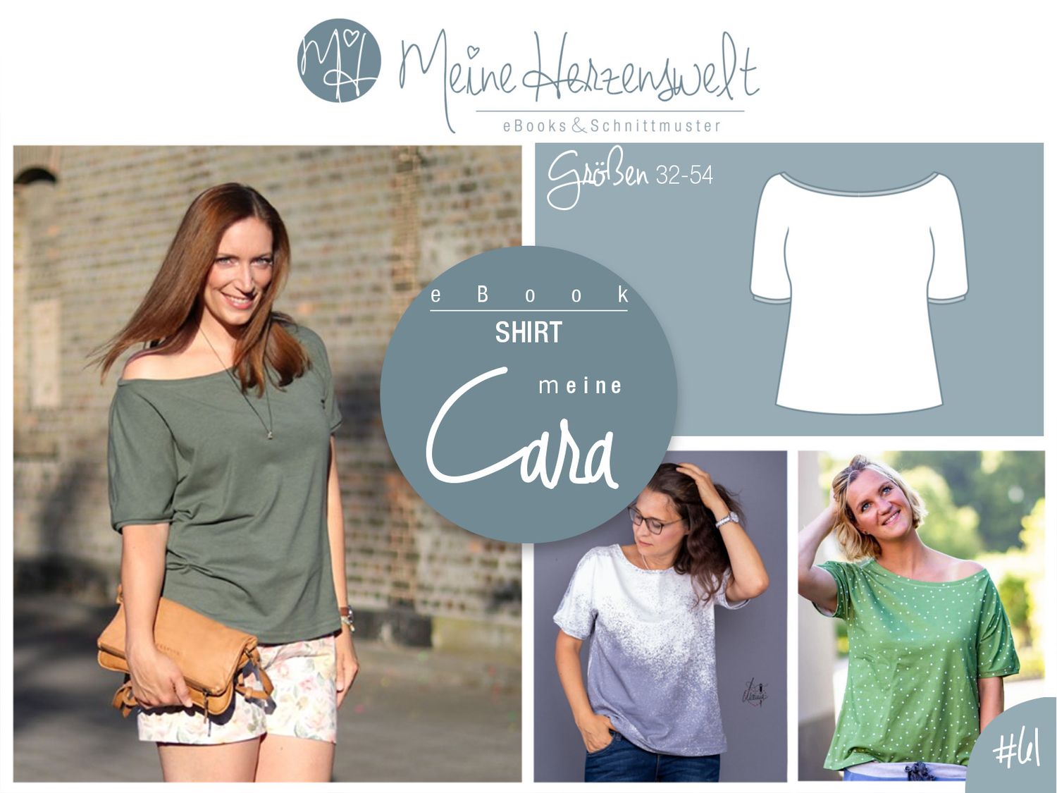 Shirt - Cara - Schnittmuster eBook-1 Shirt - Cara - Schnittmuster eBook-1