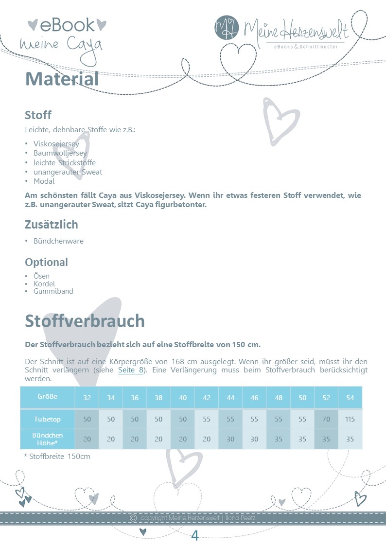 Tubetop - Caya - Schnittmuster eBook-3 Tubetop - Caya - Schnittmuster eBook-3