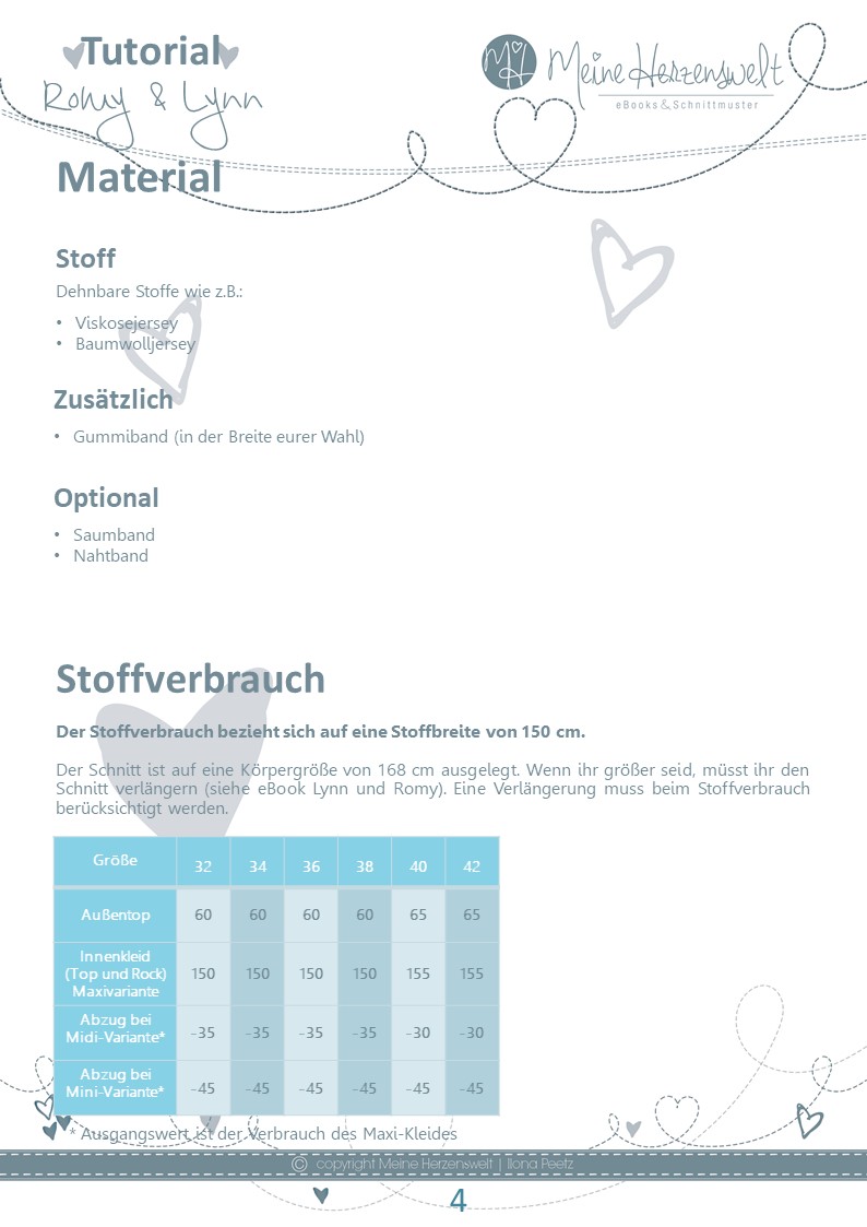 Kleid - Romy & Lynn - Schnittmuster eBook-2 Kleid - Romy & Lynn - Schnittmuster eBook-2