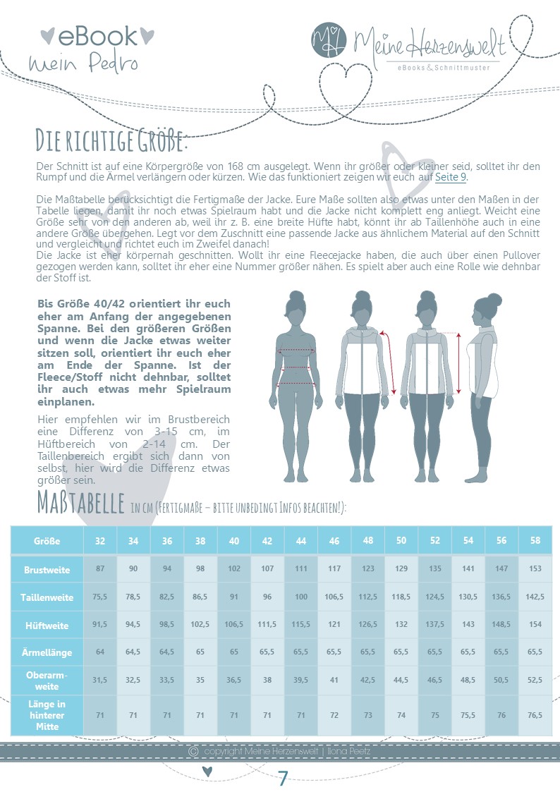 Fleecejacke - Pedro Damen - Schnittmuster eBook-2 Fleecejacke - Pedro Damen - Schnittmuster eBook-2