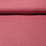 Mousseline en coton - Double gaze Petits traits Doré Berry