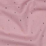 Mussola di cotone - Doppia garza Ministriche Foilprint Oro Rosa Antico