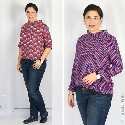Olivia-Bluse - lillesol women No.51 - Schnittmuster eBook